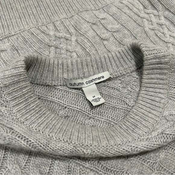 Autumn Cashmere Grey Knit Sweater Size : Medium - Picture 8 of 9